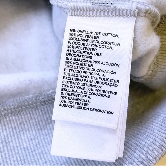 The North Face Women’s USA Crew Neck Grey Pullover - Picture 4 of 6